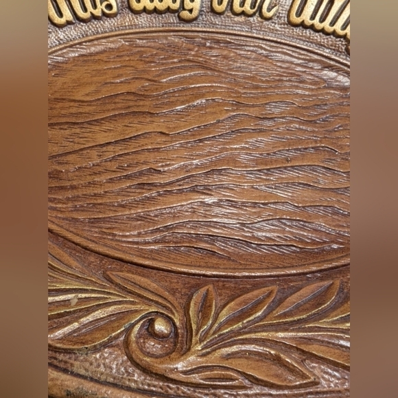 Vintage 1954 resin plate Give Us This Day Our Daily Bread - Picture 4 of 8